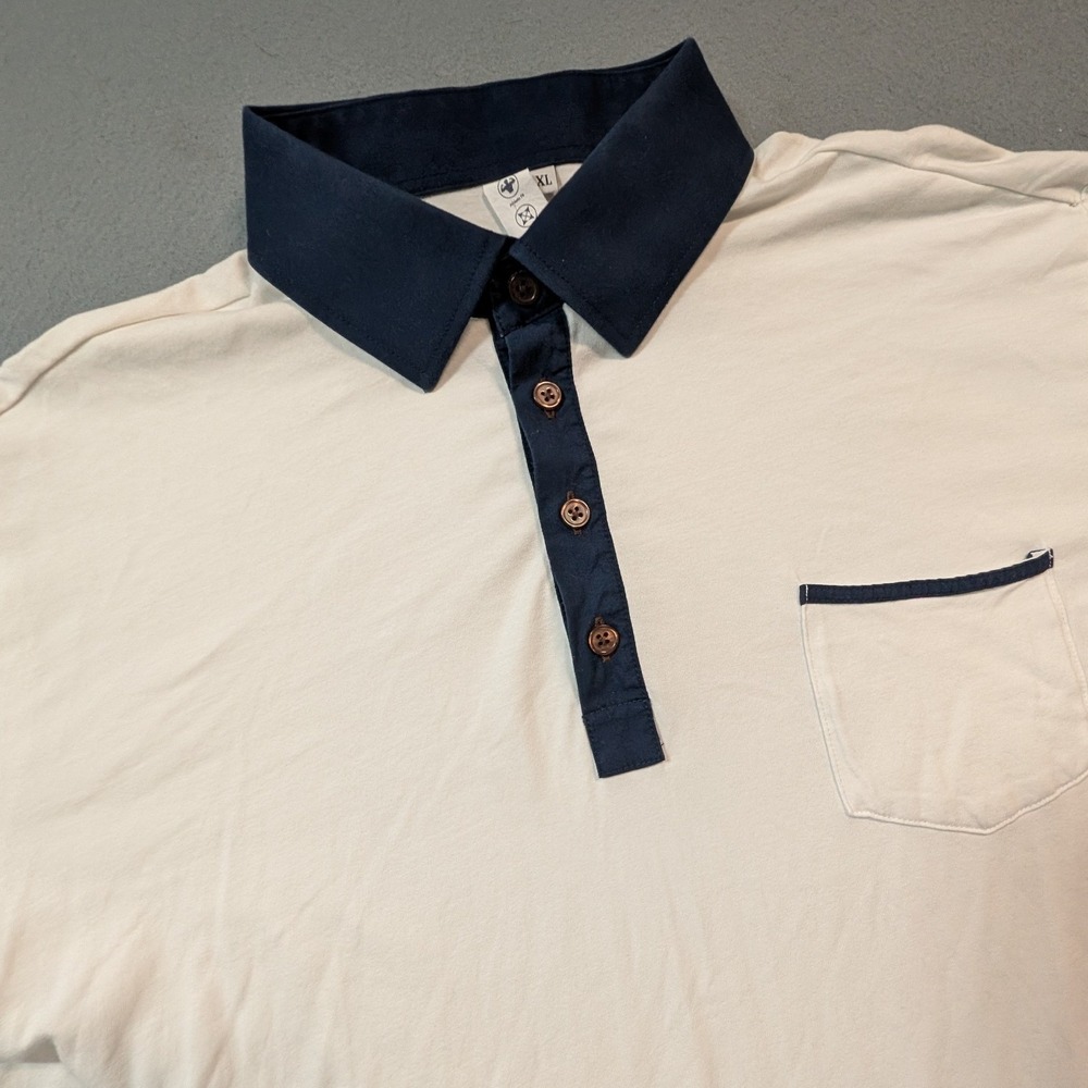 State & Liberty Polo Shirt Mens Size XL Athletic Fit 4-Way Stretch Pocket